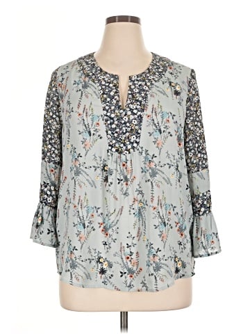 DR2 3/4 Sleeve Blouse (view 1)