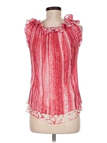 Elie Tahari Sleeveless Silk Top (view 2)