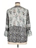 DR2 Gray 3/4 Sleeve Blouse Size XL - photo 2