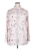 Next Floral Pink Long Sleeve Blouse Size 2X - photo 1
