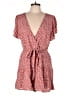 Blue Rain 100% Rayon Hearts Red Romper Size XL - photo 1