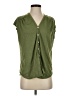 Max Studio Green Short Sleeve Top Size S - photo 1