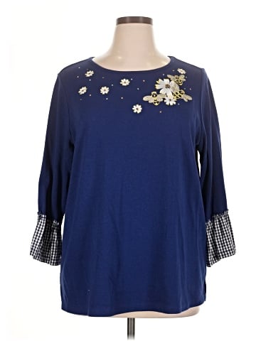 Quacker Factory 3/4 Sleeve Blouse (view 1)
