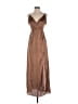 About Us Polka Dots Brown Casual Dress Size XS - photo 1