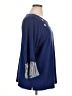 Quacker Factory Blue 3/4 Sleeve Blouse Size XL - photo 4