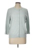 Ellen Tracy Solid Gray Cardigan Size L - photo 1