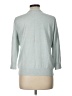 Ellen Tracy Solid Gray Cardigan Size L - photo 2