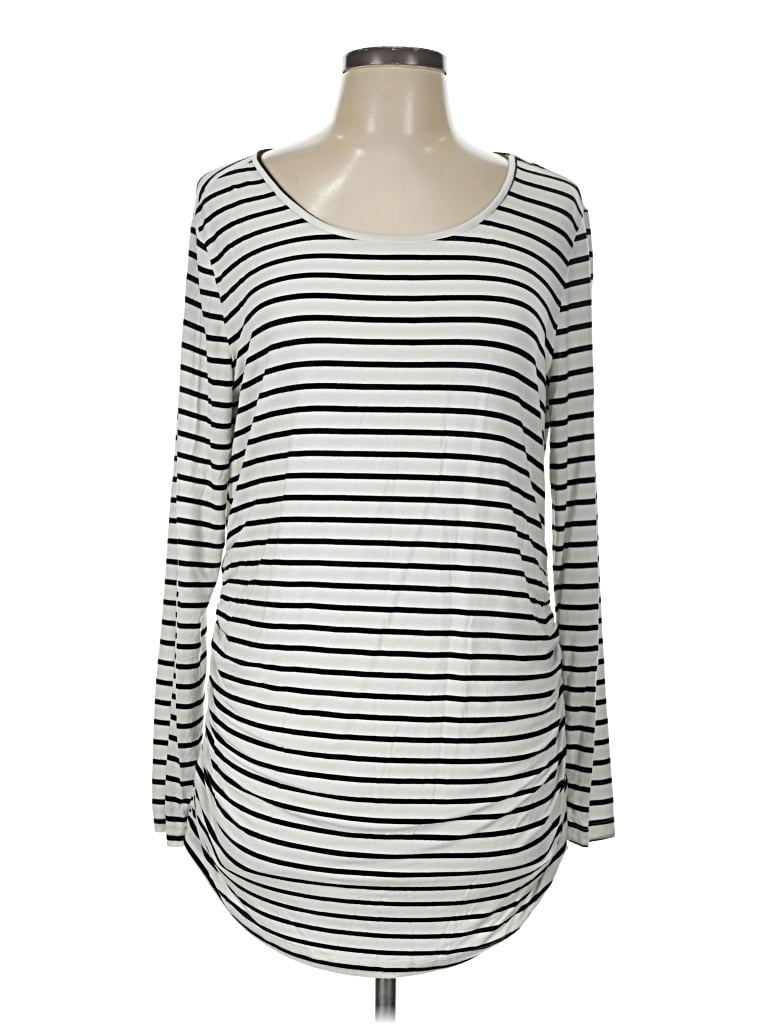 Pre-owned Assorted Brands Long Sleeve T-shirt In Ivory