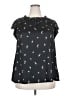 Lane Bryant 100% Polyester Black Sleeveless Blouse Size 18 - 20 Plus - photo 1