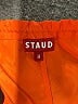 STAUD 100% Polyester Solid Orange Shorts Size M - photo 3