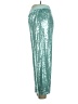 Habitual 100% Polyester Metallic Teal Casual Pants Size 16 - photo 5