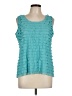 Chico's Teal Sleeveless Blouse Size Lg (2) - photo 1