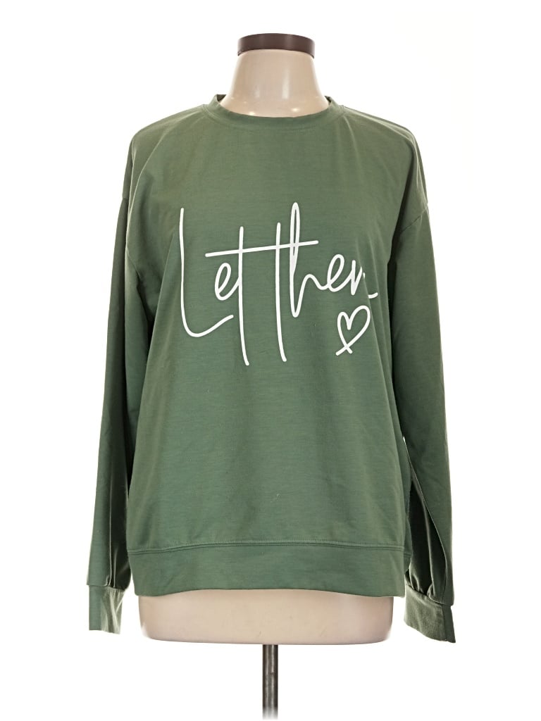 Pre-owned Unbranded Sweatshirt In Green