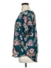 Maurices 100% Polyester Floral Teal Short Sleeve Blouse Size 0X - photo 5