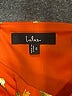 Lulus Paisley Orange Casual Skirt Size S - photo 4