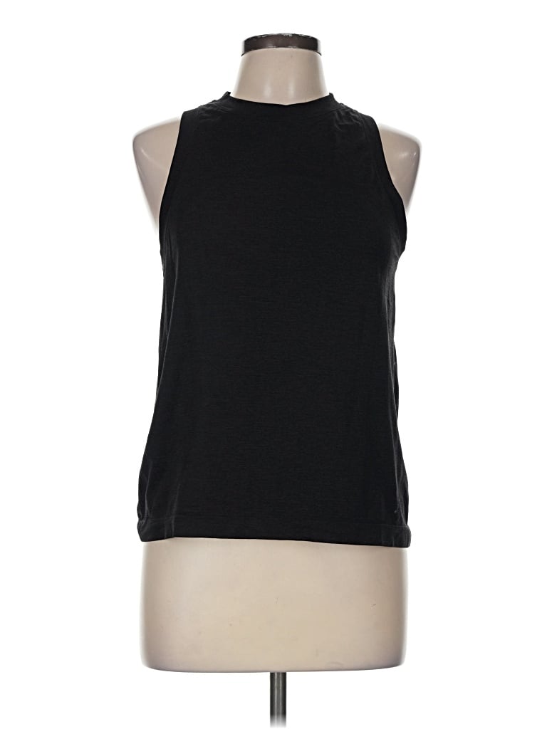 Pre-owned Lululemon Athletica Sleeveless T-shirt In Black