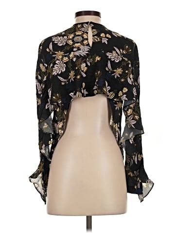 A.L.C. Long Sleeve Silk Top (view 2)