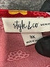 Style&Co Red Long Sleeve Blouse Size 3X - photo 7