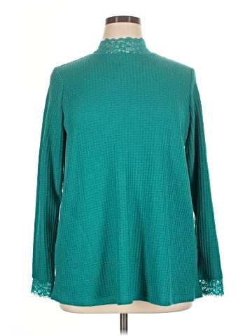 LOGO by Lori Goldstein Turtleneck Sweater (view 1)