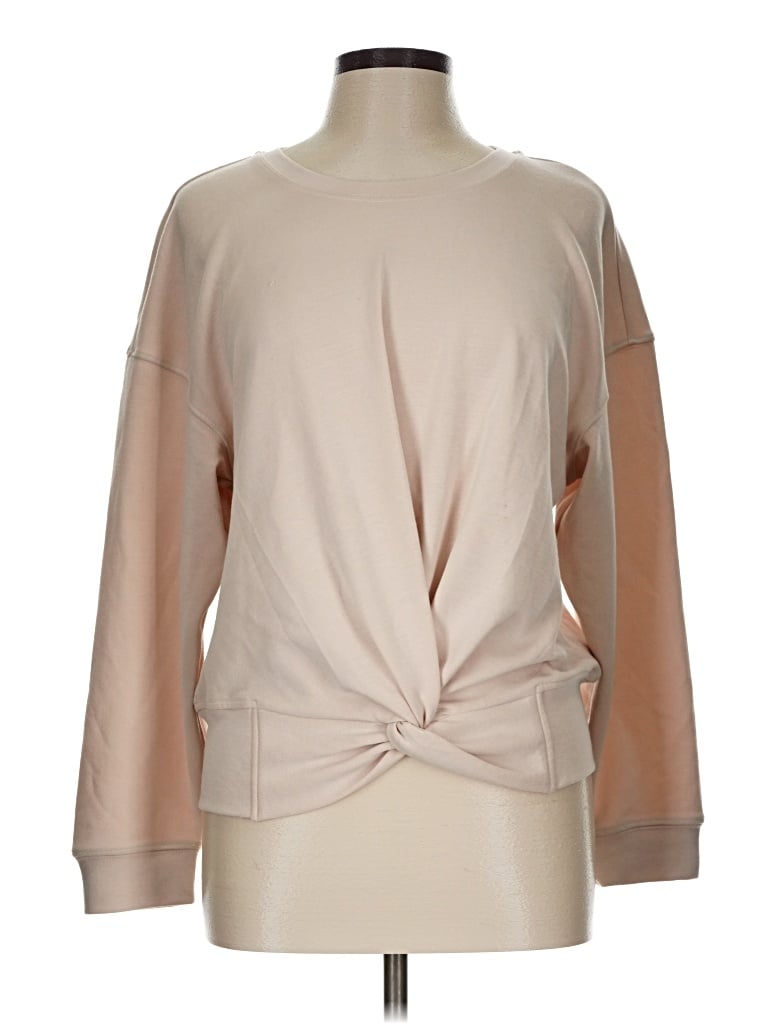 Pre-owned M Magaschoni Long Sleeve T-shirt In Tan