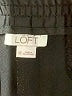 Ann Taylor LOFT 100% Polyester Solid Black Casual Pants Size 12 - photo 4