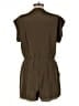 Babaton Solid Brown Romper Size L - photo 2