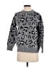 Kendall & Kylie Animal Print Gray Pullover Sweater Size S - photo 1