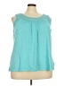 Kim Rogers Teal Sleeveless Blouse Size 3X - photo 1