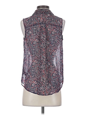 AB Studio Sleeveless Button-Down Shirt (view 2)
