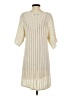 Zara 100% Polyester Ivory Casual Dress Size S - photo 2
