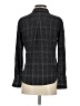 Suistudio 100% Silk Tweed Gray Long Sleeve Silk Top Size EU 36 / US 6 - photo 2