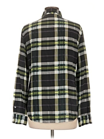Equipment Long Sleeve Silk Top (view 2)