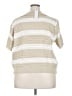 Gilli Stripes Tan Ivory Pullover Sweater Size 2X - photo 2