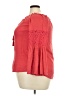 L Love 100% Rayon Red 3/4 Sleeve Blouse Size XXL - photo 5