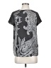 ALLSAINTS Spitalfields 100% Polyester Paisley Gray Short Sleeve Blouse Size 4 - photo 1