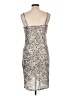 BCBGeneration 100% Polyester Floral Gray Cocktail Dress Size 12 - photo 2