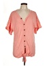Unbranded Pink Short Sleeve Blouse Size L - photo 1
