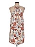 Naked Zebra 100% Polyester Print Tan Casual Dress Size M - photo 2