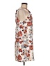 Naked Zebra 100% Polyester Print Tan Casual Dress Size M - photo 4