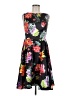 Grace Karin Floral Black Cocktail Dress Size M - photo 1