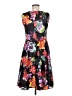 Grace Karin Floral Black Cocktail Dress Size M - photo 2