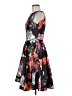 Grace Karin Floral Black Cocktail Dress Size M - photo 5