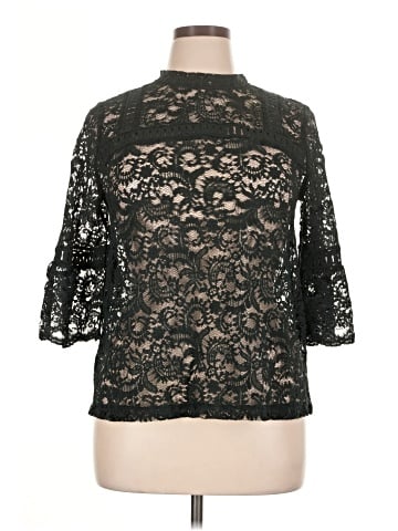 Ann Taylor LOFT 3/4 Sleeve Top (view 1)