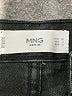 MNG 100% Cotton Black Denim Shorts Size 4 - photo 3