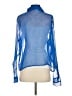 Baobab Collection 100% Polyester Blue Long Sleeve Blouse Size S - photo 2