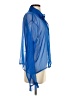 Baobab Collection 100% Polyester Blue Long Sleeve Blouse Size S - photo 4