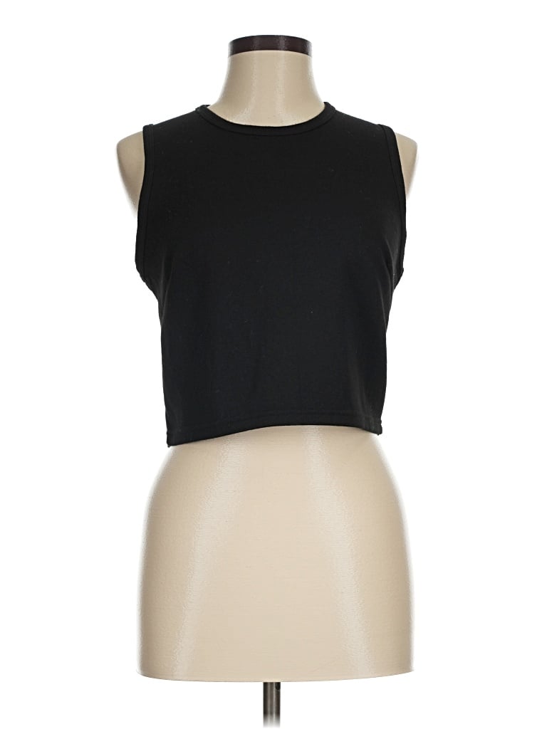 Pre-owned Express Sleeveless T-shirt In Black