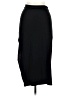 Unbranded Solid Black Casual Skirt Size M - photo 2