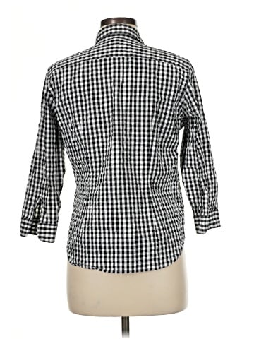 Lauren by Ralph Lauren 3/4 Sleeve Button-Down Shirt (view 2)