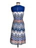 BCBGMAXAZRIA 100% Polyester Chevron-herringbone Blue Cocktail Dress Size 6 - photo 2